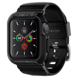 Apple Watch (40/SE/41mm) Spigen Rugged Armor Pro-deksel - svart