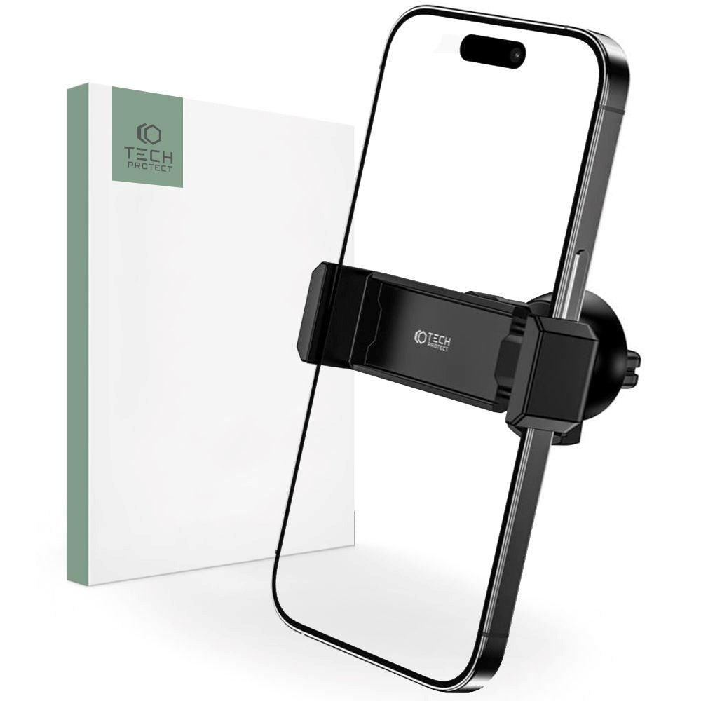 Tech-Protect V3 Mini Mobilholder for bil - Ventilasjonssystem - Max Mobil: 55 x 80mm - Svart