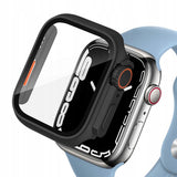 Apple Watch Tech-Protect DEFENSE360 Smartwatch-deksel m. Skjermbeskytter - 9/8/7 (45mm) - Svart / Oransje
