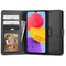 Samsung Galaxy M13 Tech-Protect Flip Wallet m. Lommebok og stativfunksjon - svart