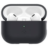 Apple Airpods Pro (2. gen.) Spigen Silicone Fit Cover m. Stropp - Svart
