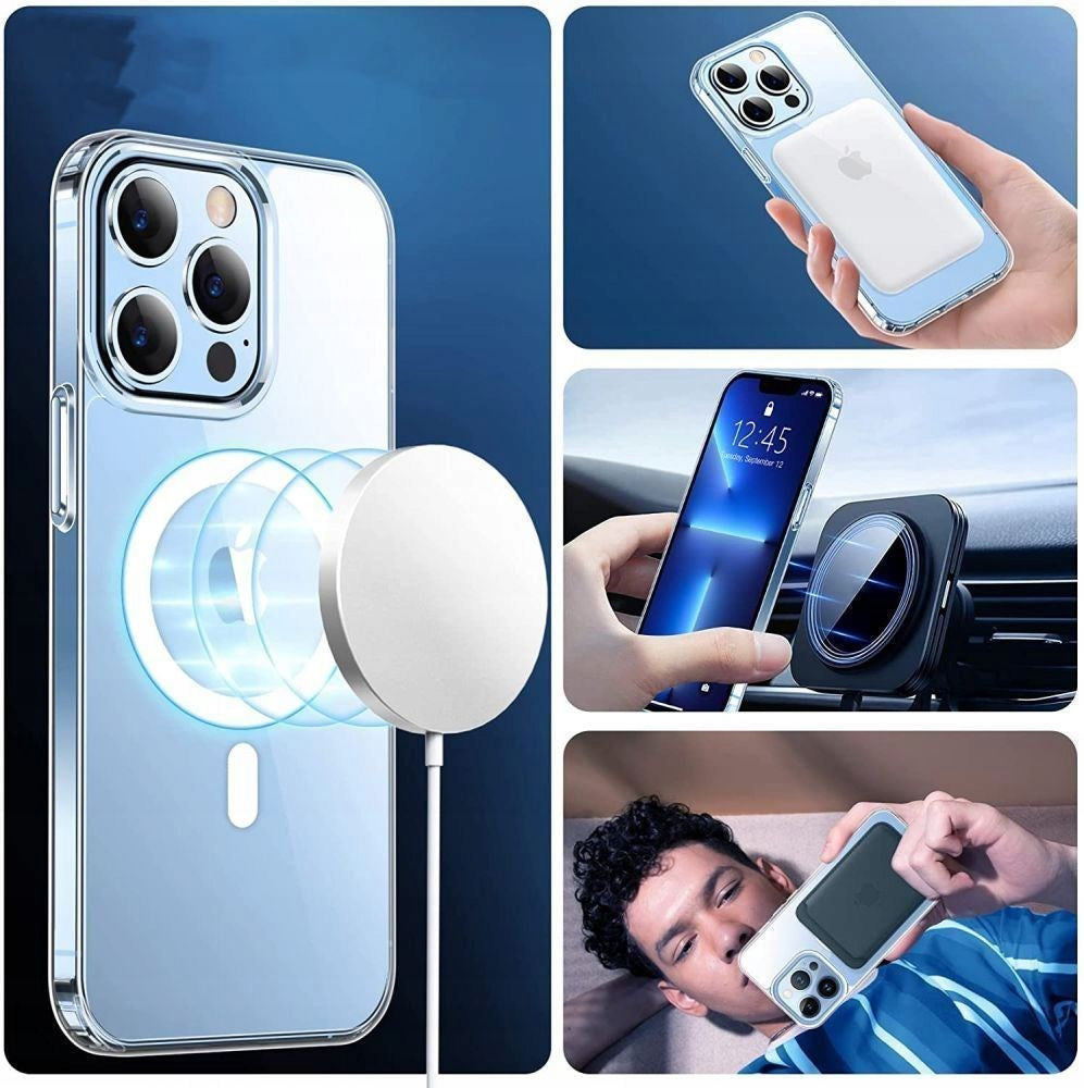 Samsung Galaxy A54 (5G) Tech-Protect Flexair Hybrid Bakdeksel - MagSafe-kompatibel - Gjennomsiktig