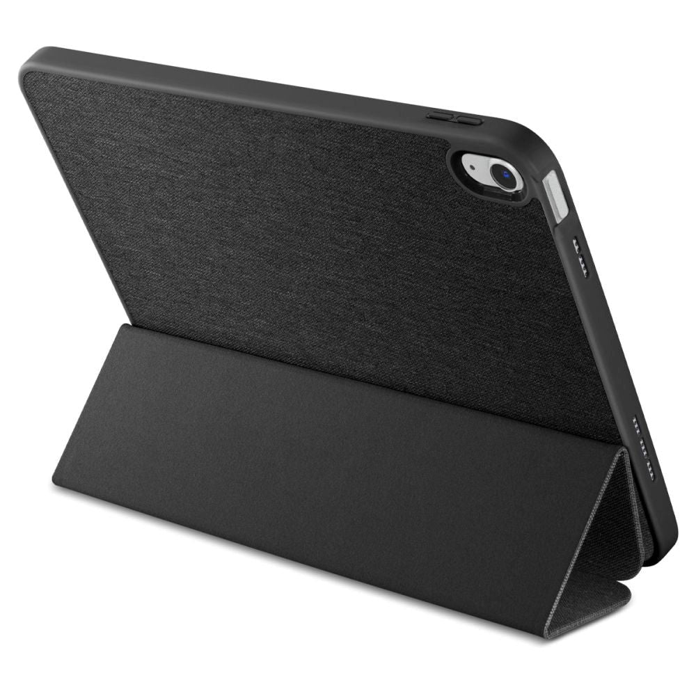 iPad 11" (2025) / iPad 10,9" (2024/2022) Spigen Urban Fit Fabric Flip Cover m. Penneholder - Svart