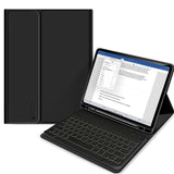 iPad 11" (2025) / iPad 10.9" (2024/2022) Tech-Protect Keyboard Cover m. Pencil Holder - Engelsk Layout - Sort
