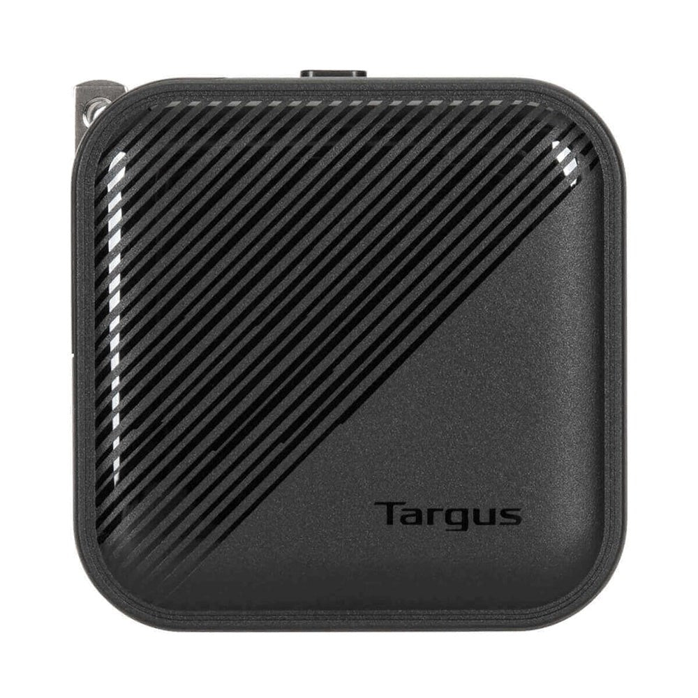 Targus 65W GaN PD Vægoplader m. USB-C, USB-A og Rejseadaptere - Sort