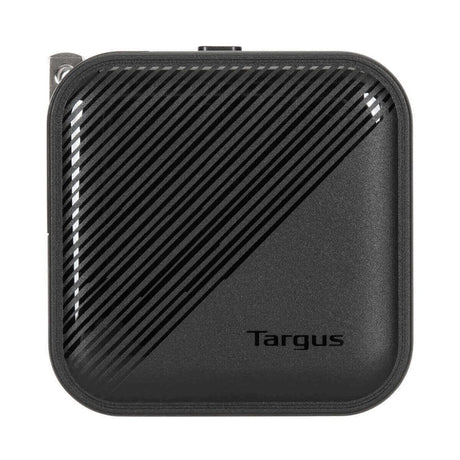 Targus 65W GaN PD Vegglader m. USB-C, USB-A og reiseadaptere - svart