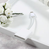 Universal USB Type-C til SD-kortleser - Hvit