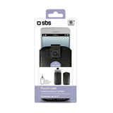 Universal Leather Case SBS - (Maks. Mobil: 116 x 59) - Svart 