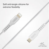 SBS USB-C til Lightning-kabel - 1 meter - MFI - 20W (PD) - Hvit