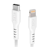 SBS USB-C til Lightning-kabel - 1 meter - MFI - 20W (PD) - Hvit
