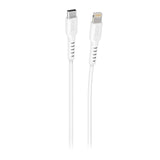SBS USB-C til Lightning-kabel - 3 meter - MFI - 480 Mbit/s - Hvit