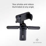 SBS Tripod Pro Stand for Smartphone - Max Mobile: 55 - 88mm - Svart