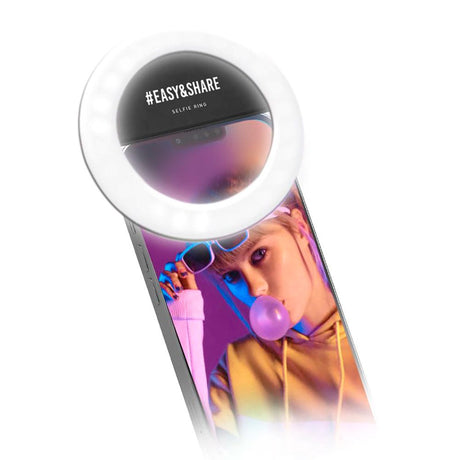 SBS Selfie Ring Light Mini for smarttelefon - svart