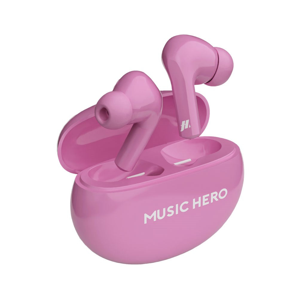 MUSIC HERO X-BEAT True Wireless Høretelefoner - In-Ear - Lyserød