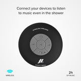 Music Hero Bluetooth-høyttaler med sugekopp - Svart 