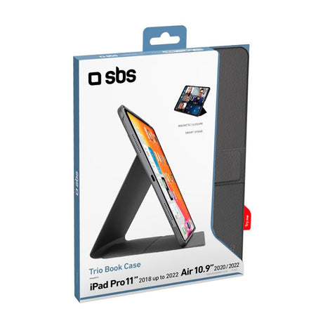 SBS iPad Air 10.9-11" (2025-2020) / Pro 11" (2022-2018) Book Pro-deksel - svart