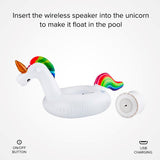 MUSIC HERO Bluetooth-høyttaler m. Oppblåsbar svømmering - Unicorn