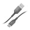 SBS x GREEN_E USB-A til USB-C-kabel 30W m. Gjenvinningssett - 1,2 m - Sort