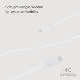 SBS Polo Collection USB-C til USB-C-kabel - 1 meter - 480 Mbit/s - Hvit