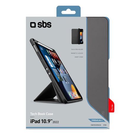 SBS iPad 11" (2025) / iPad 10,9" (2024/2022) Book Tech-deksel - svart
