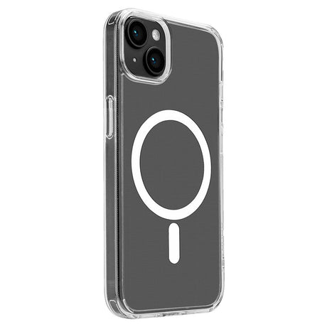 iPhone 15 Plus Puro Lite Mag Bakdeksel - MagSafe-kompatibel - Gjennomsiktig / Hvit