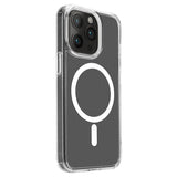iPhone 15 Pro Puro Lite Mag Bakdeksel - MagSafe-kompatibel - Gjennomsiktig / Hvit