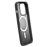 iPhone 15 Puro Gradient Bakdeksel - MagSafe-kompatibel - Gjennomsiktig / Svart