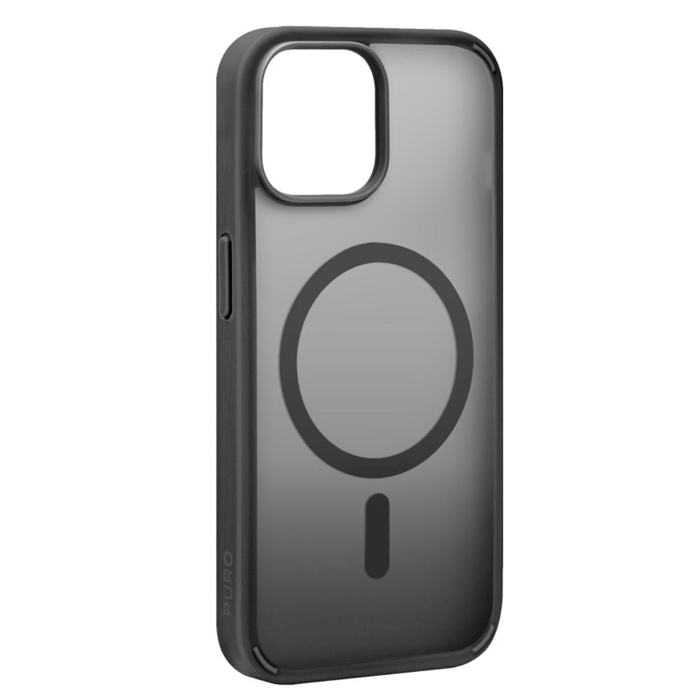 iPhone 15 Puro Gradient Bakdeksel - MagSafe-kompatibel - Gjennomsiktig / Svart