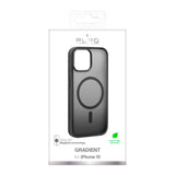 iPhone 15 Puro Gradient Bakdeksel - MagSafe-kompatibel - Gjennomsiktig / Svart