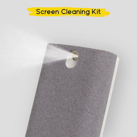 doodroo Screen Cleaning Kit - Spray, mikrofiberklut og stativ