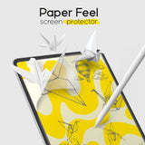Doodroo iPad Pro 12,9" (2017 / 2015) Papir Feel Skjermbeskytter - 2 deler - Gjennomsiktig