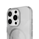 iPhone 15 Pro - Puro AQUA Fleksibelt Plastik Cover - MagSafe Kompatibel - Grå