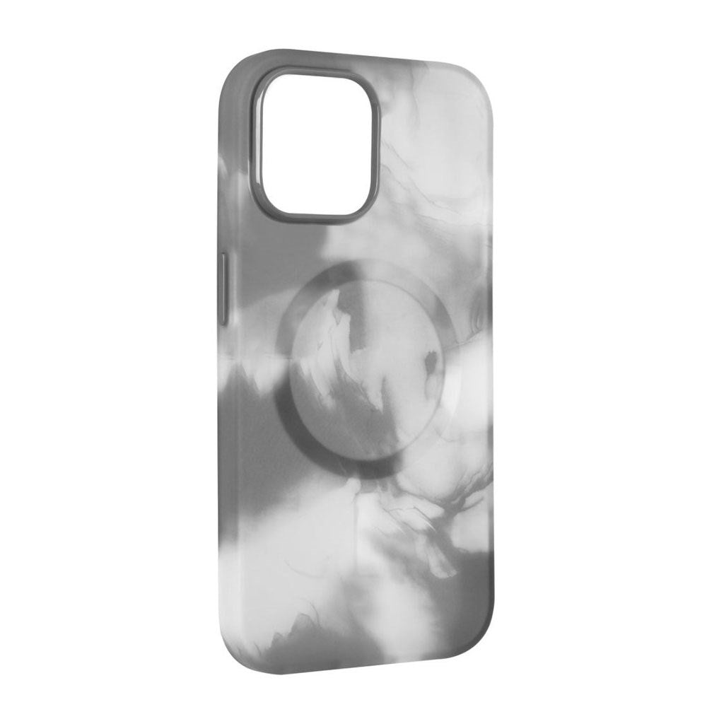 iPhone 15 Pro Max - Puro AQUA Fleksibelt Plastik Cover - MagSafe Kompatibel - Grå