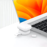 Trådløs lader for Apple Watch &amp; AirPods Pro - Puro Power Go Mini - USB-C - Hvit