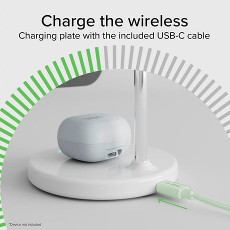 Qi2 2-i-1 Magnetisk Trådløs Oplader - SBS - MagSafe Kompatibel - Hvid