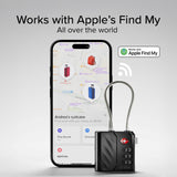TSA-Hængelås - GPS & Bluetooth Sporingsenhed - Apple FindMy - Sort