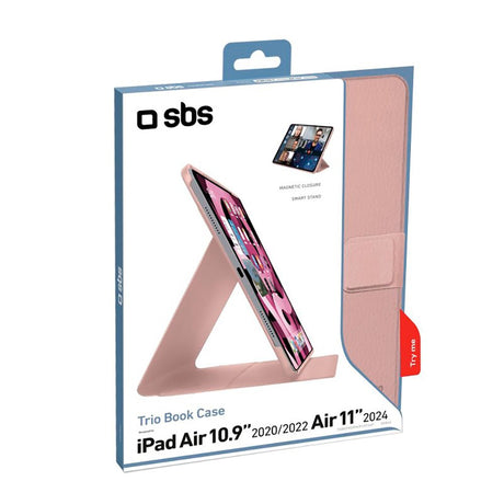 SBS iPad Air 10,9-11" (2025-2020) Book Pro-deksel - rosa