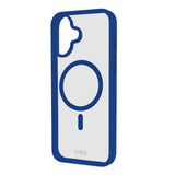 SBS Mag Frame iPhone 16 Bakdeksel - MagSafe-kompatibel - Gjennomsiktig / Blå