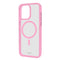 SBS Mag Frame iPhone 16 Pro Bakdeksel - MagSafe-kompatibel - Gjennomsiktig / Rosa