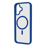 SBS Mag Frame iPhone 16 Plus Bakdeksel - MagSafe-kompatibel - Gjennomsiktig / Blå