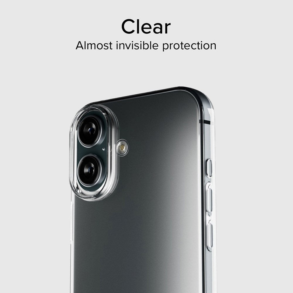 iPhone 16 SBS Skinny Bagsidecover - Gennemsigtig