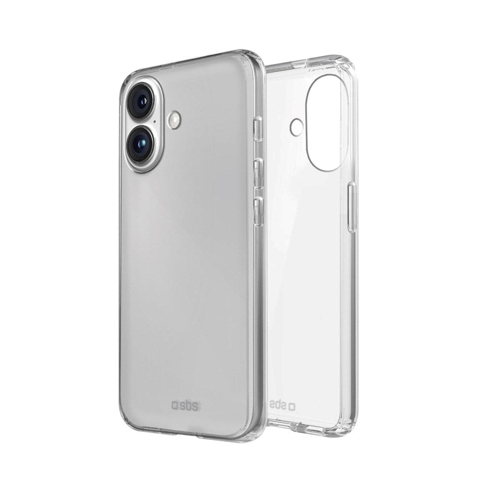 iPhone 16 SBS Skinny Bagsidecover - Gennemsigtig