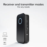 2-i-1 RX / TX Trådløs Lydadapter m. Jackstik - Jaz - Sort