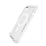 PURO iPhone 17e / 16e Hybrid Bagside Cover - MagSafe Kompatibel - Gennemsigtig / Hvid
