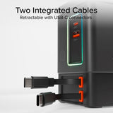 6-i-1 Trådløs Opladningsdock - MagSafe Kompatibel - SBS - Sort