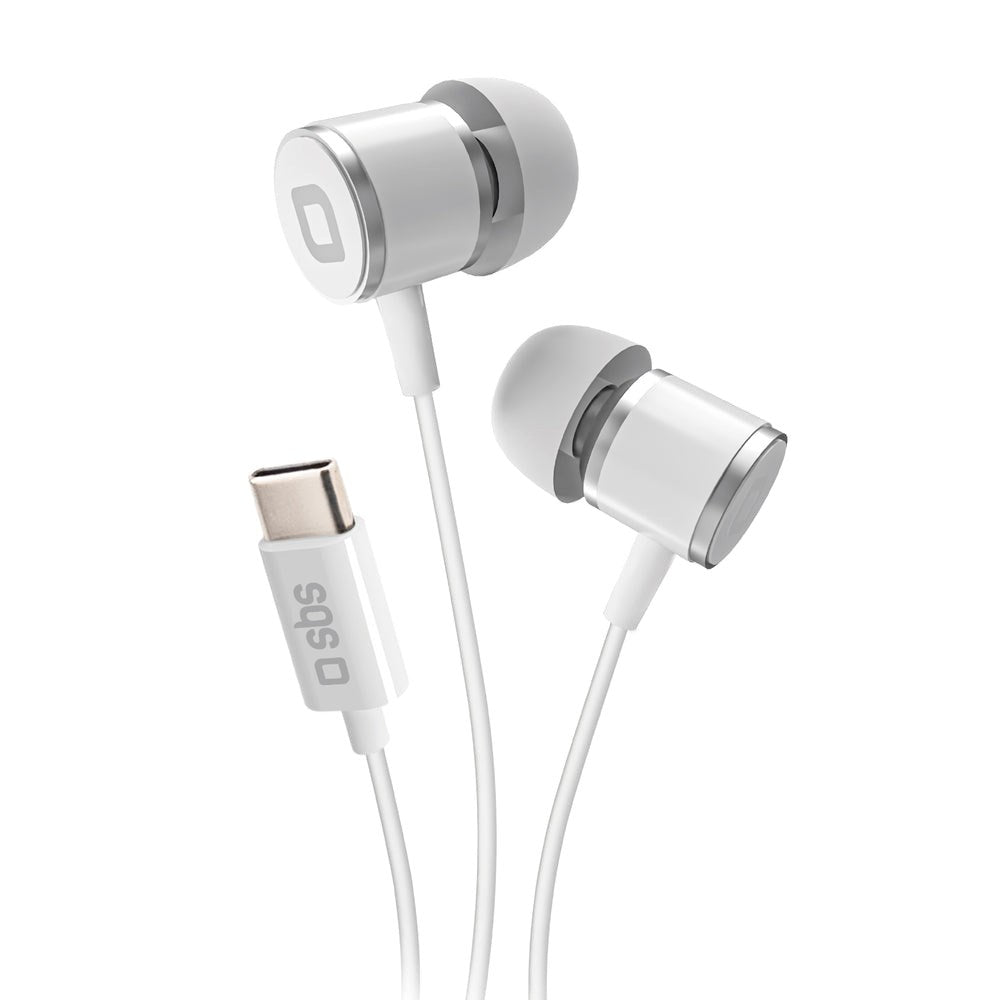 SBS Studio Mix 100 Høretelefon In-Ear m. USB-C - Hvid