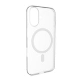 PURO iPhone 17 Hybrid Bagside Cover - MagSafe Kompatibel - Gennemsigtig / Hvid