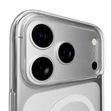 PURO iPhone 17 Pro Max Hybrid Bagside Cover - MagSafe Kompatibel - Gennemsigtig / Hvid