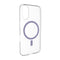 PURO iPhone 17 Hybrid Bagside Cover - MagSafe Kompatibel - Gennemsigtig / Lilla