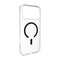 PURO iPhone 17 Pro Hybrid Bagside Cover - MagSafe Kompatibel - Gennemsigtig / Sort